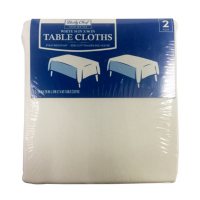 Daily Chef Rectangular Tablecloth, White (54" x 96", 2pk.)