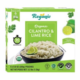 Organic Cilantro & Lime Rice, 8.8 oz., 6 pk.