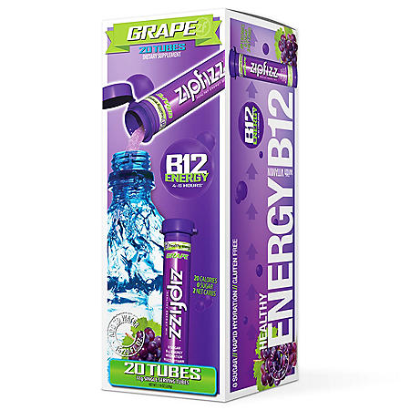 Zipfizz Energy Drink Mix, Grape (20 ct.)
