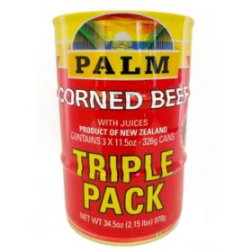 Palm Corned Beef 11.5 oz., 3 pk.)