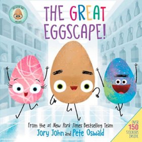 The Great Eggscape by Jory John & Pete Oswald (Sticker Book)