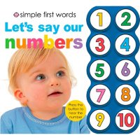 Simple First Words Let's Say Our Numbers