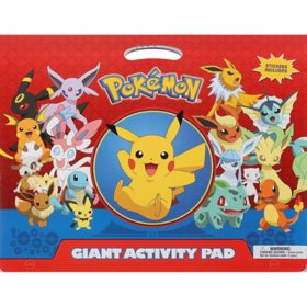 Sam's Exclusive - Pokemon Giant Activity Pad, Paperback