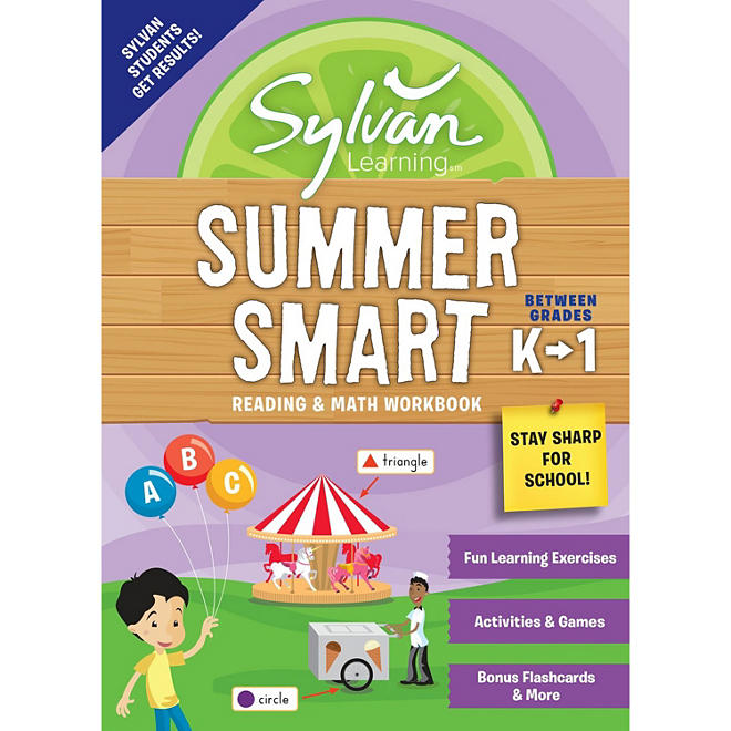 Sylvan Summer Smart Workbook: Between Grades K and 1