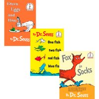 Dr. Seuss 3-pack Green Eggs and Ham; One Fish Two Fish; Fox in Socks