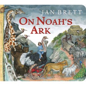 On Noah's Ark by Jan Brett Board Book