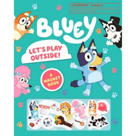 Bluey: Let's Play Outside!: A Magnet Book, Mixed Media