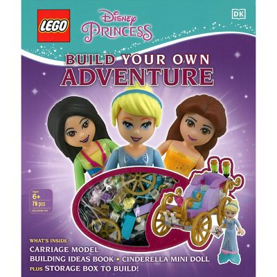 LEGO Disney Princess Build Your Own Adventure Paperback Sam s Club