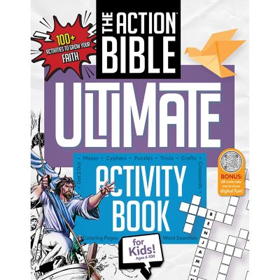 The Action Bible Ultimate Activity Book for Kids, Paperback
