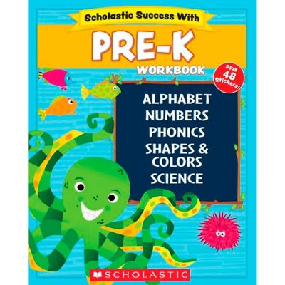 Scholastic - PRE-K Workbook with Motivational Stickers - Sam's Club