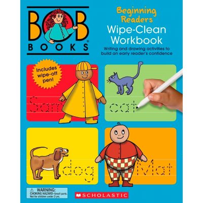 Bob Books WipeClean Workbook Beginning Readers Phonics, Ages 4 and up, Kindergarten (Stage