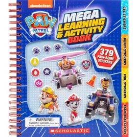 Sam's Exclusive - Paw Patrol Mega Learning & Activity Book, Spiral Bound