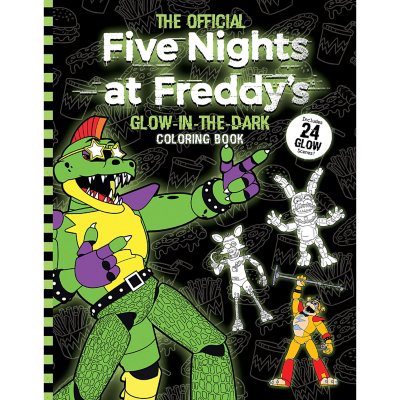 The Official Five Nights at Freddy's Glow-in-the-Dark Coloring Book, Paperback