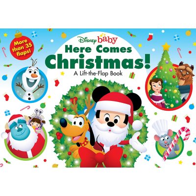 Disney Baby Here Comes Christmas! : A Lift-the-Flap Book - Sam's Club