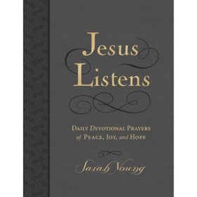 Jesus Listens by Sarah Young, Leather Bound