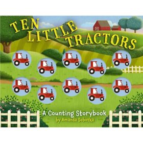 Ten Little Tractors, Board Book