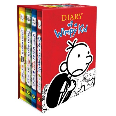 Diary of a Wimpy Kid Box of Books 1-4 Revised