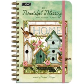 2025 Bountiful Blessings 12-Month Planner, Spiral Bound