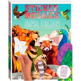 Sticker Mosaics: Animal Kingdom, Paperback