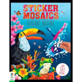 Sticker Mosaic: Vibrant Nature, Paperback