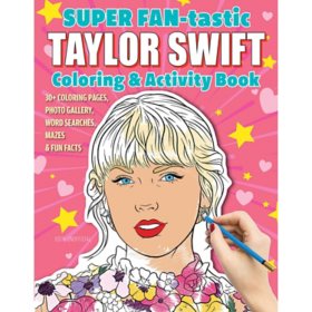 Super Fan-Tastic Taylor Swift Coloring & Activity Book, Paperback