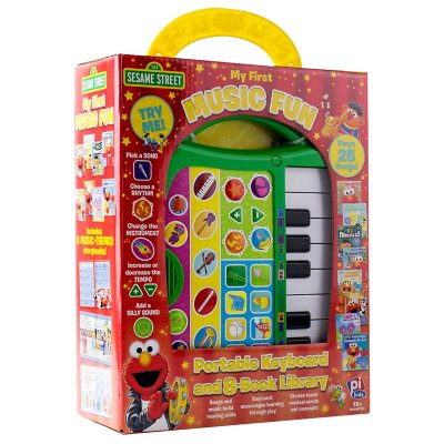 Sesame Street: My First Music Fun, Portable Keyboard and 8-Book Library
