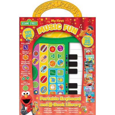 Sesame Street: My First Music Fun, Portable Keyboard and 8-Book Library