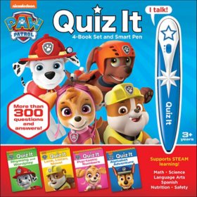 PAW Patrol Chase, Skye, Marshall and More. – Quiz it Pen 4-Book Set and Talking Smart Pen