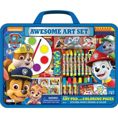 Paw Patrol Paint & Color Art Kit 80pcs 27x46cm