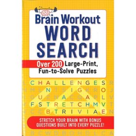 Brain Workout Wordsearch, Paperback