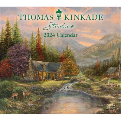 Thomas Kinkade Studios 2024 Deluxe Wall Calendar Sam's Club