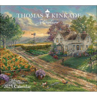 Thomas Kinkade Studios 2025 Deluxe Wall Calendar