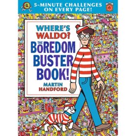 Where's Waldo? The Boredom Buster Book: 5-Minute Challenges, Hardcover
