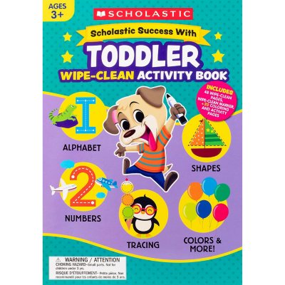 Sam's Exclusive - Scholastic Success With Toddler Wipe-Clean Activity Book, Paperback