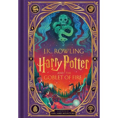 Illustrated Edition - Harry Potter and the Goblet of Fire by J. K. Rowling - Book 4 of 7, Hardcover