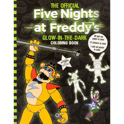 The Official Five Nights at Freddy's Glow-in-the-Dark Coloring Book, Paperback
