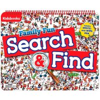 Family Fun Search & Find Giant Spiral Wipe Off Pad