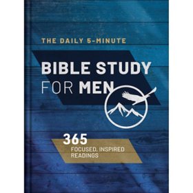 The Daily 5-Minute Bible Study for Men (Hardcover)