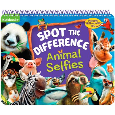 Spot The Difference : Animal Selfies Book