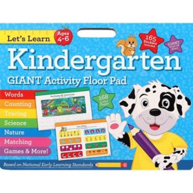 Sam's Exclusive - Let's Learn Kindergarten Floor Pad, Paperback