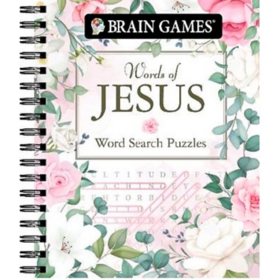 Words of Jesus Word Search Puzzles, Spiral Bound