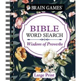 Bible Word Search Wisdom of Proverbs Spiral Bound