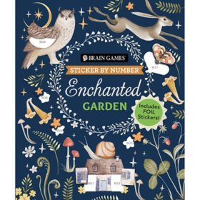 Sticker By Number: Enchanted Garden