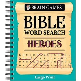 Heroes of the Bible Word Search, Spiral Bound