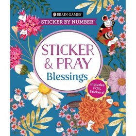 Sticker by Number: Sticker and Prayer Blessings, Hardcover