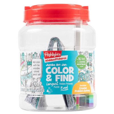 Sam's Exclusive - Highlights Jumbo Art Jar: Color and Find, Mixed Media