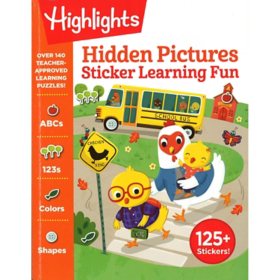Hidden Picture Sticker Learning Book (Paperback)
