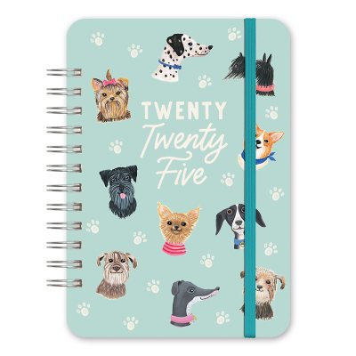 2025 Doggone Cute Do It All 17-Month Planner, Spiral Bound