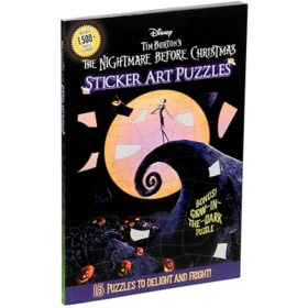 Disney Tim Burton's the Nightmare Before Christmas Sticker Art Puzzles