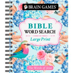 Brain Games - Large Print Bible Word Search: the Words of Jesus